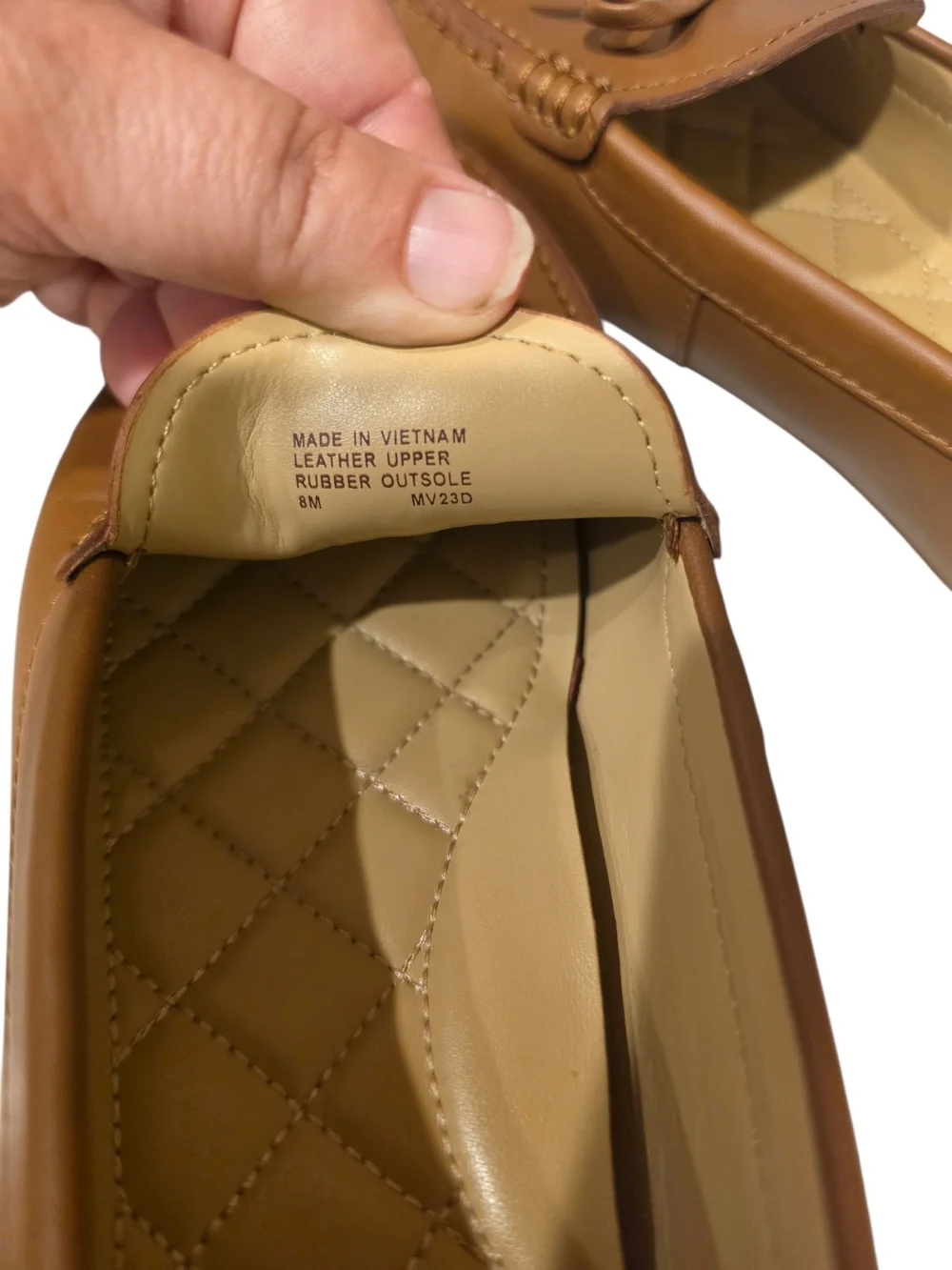 Michael Kors Brown Leather Driving Loafers Womens Flats Slip On Size 8‎